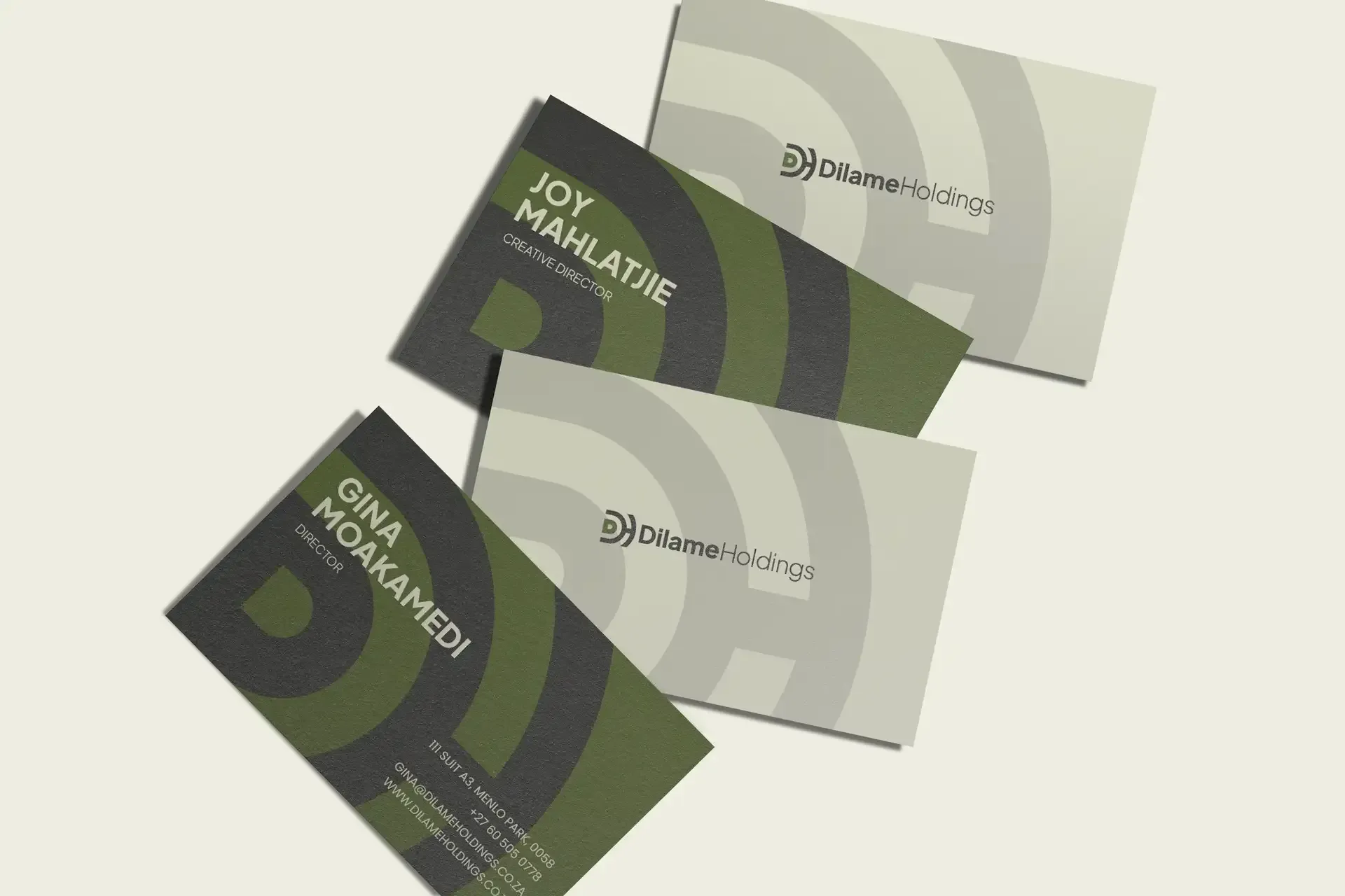 Dilame corporate business card design
