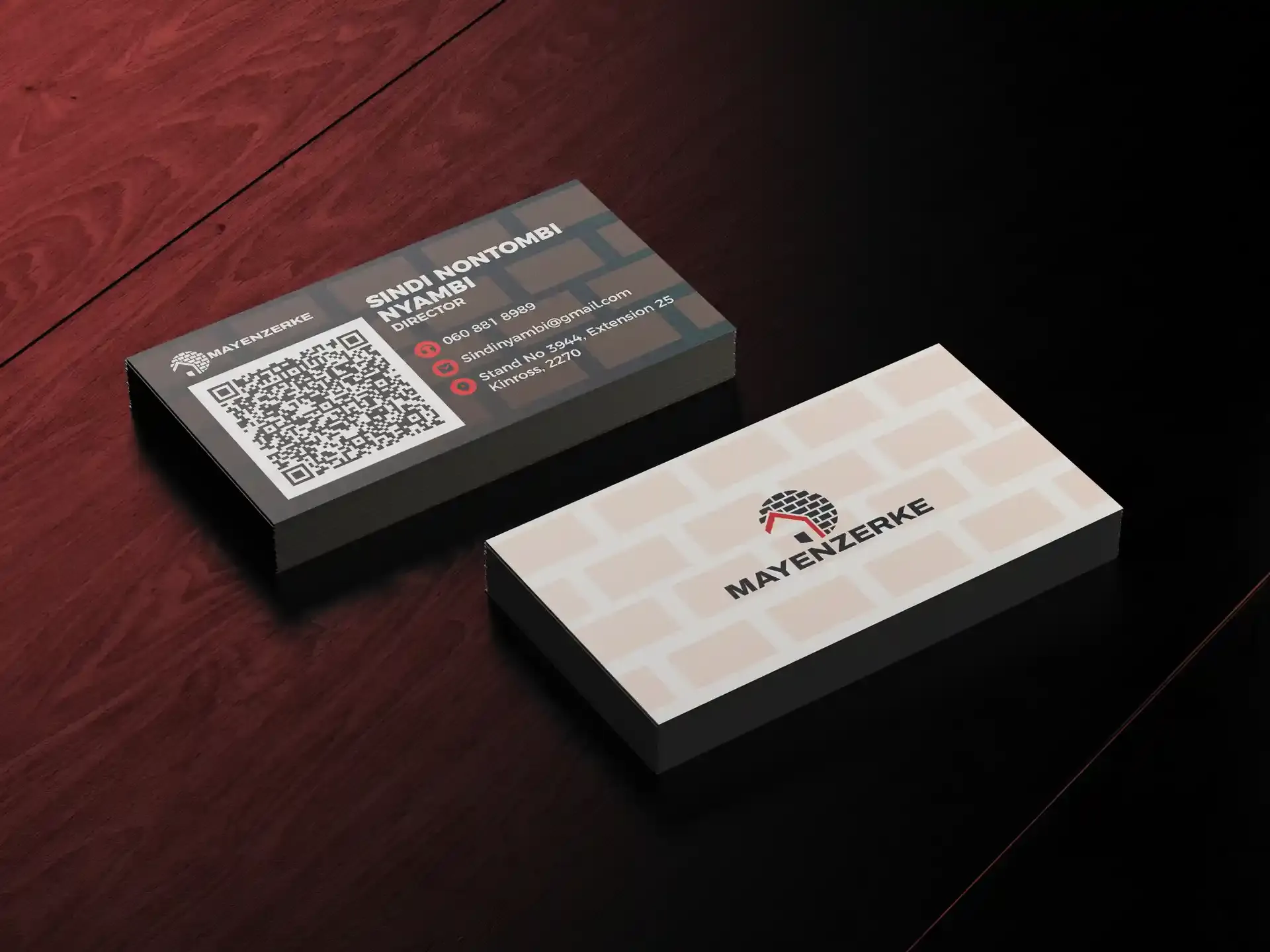 Mayenzerke creative business card design