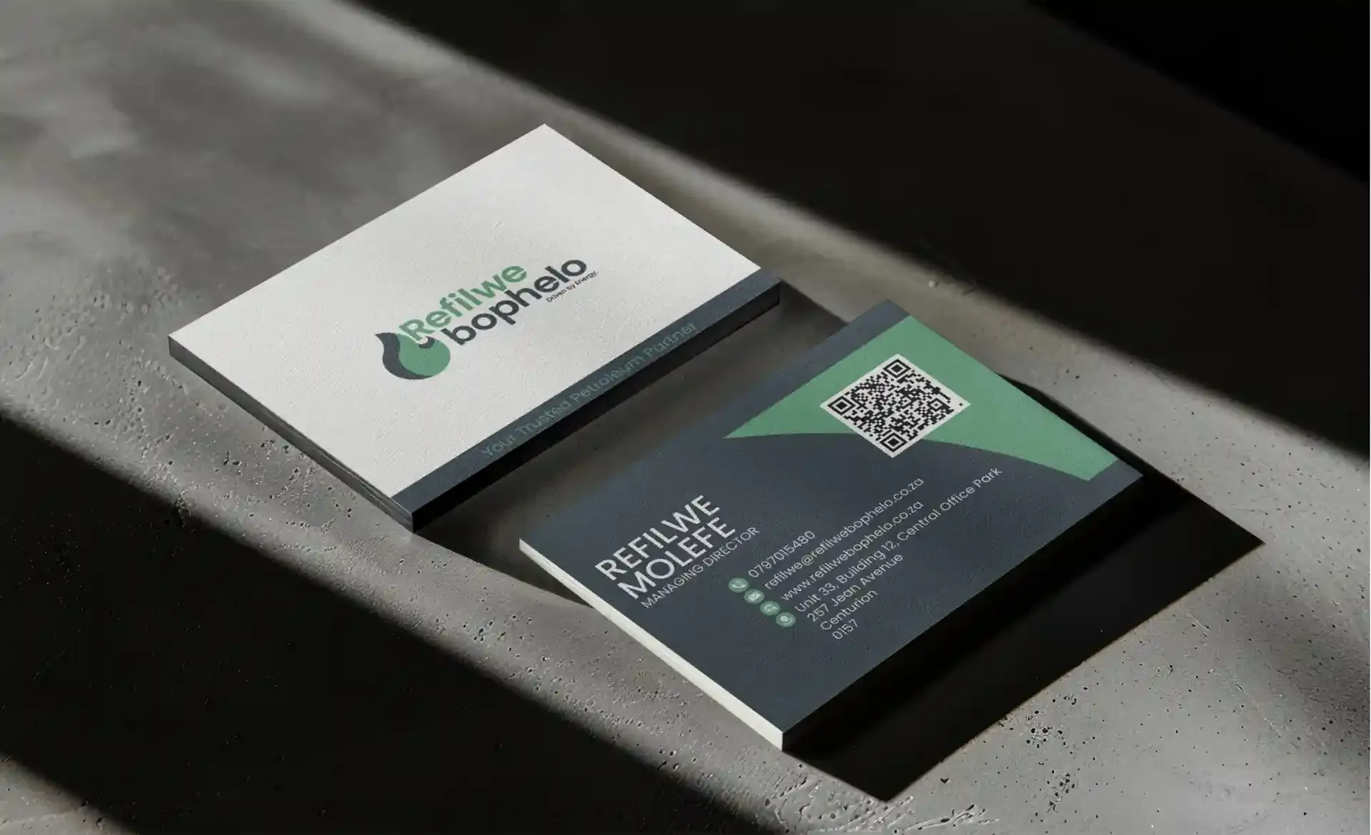 Patrol Company security business card design